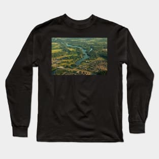 High Above The Ottawa River © Long Sleeve T-Shirt